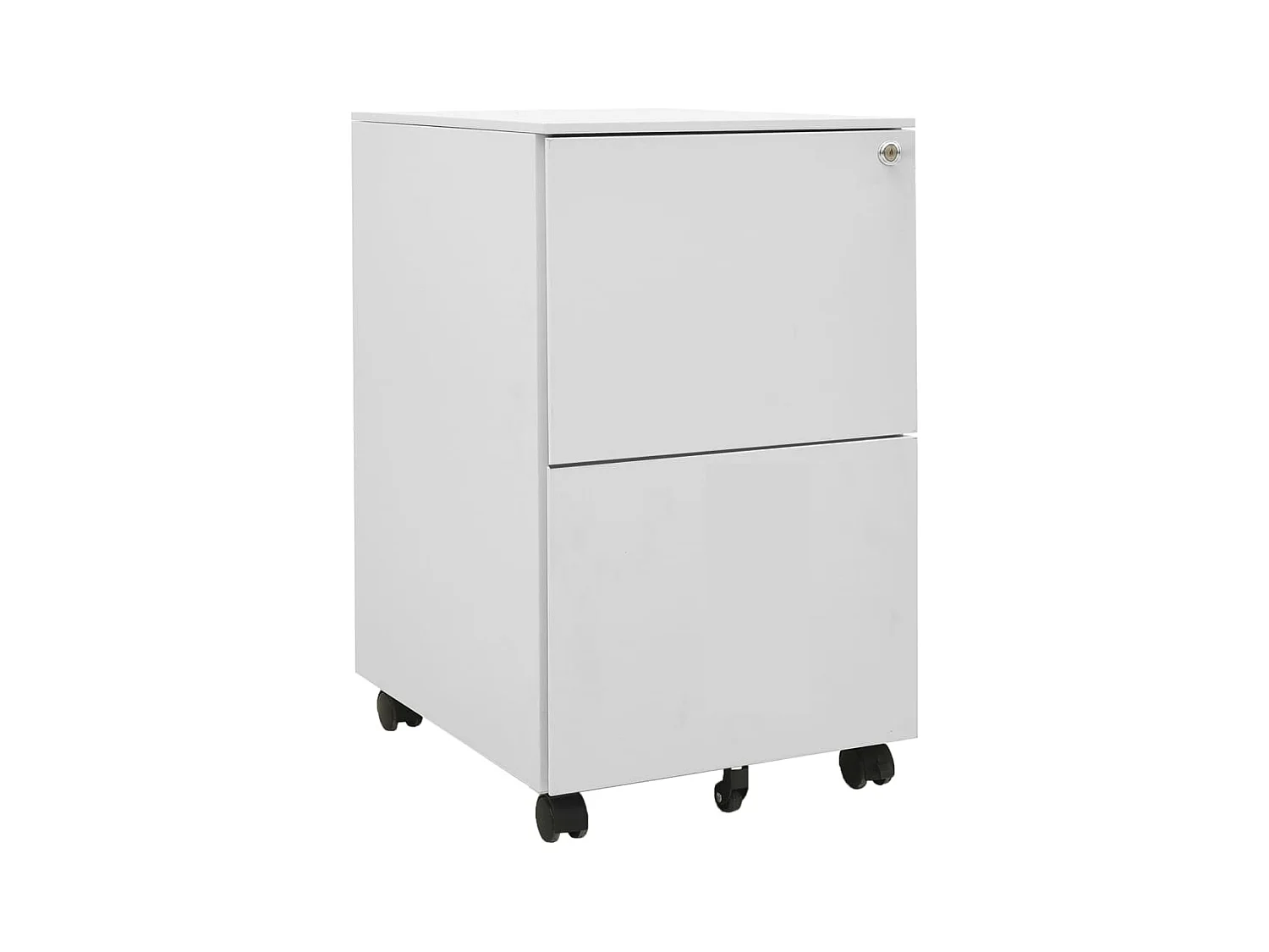 Mobiele archiefkast Lichtgrijs 39x45x67 cm Staal