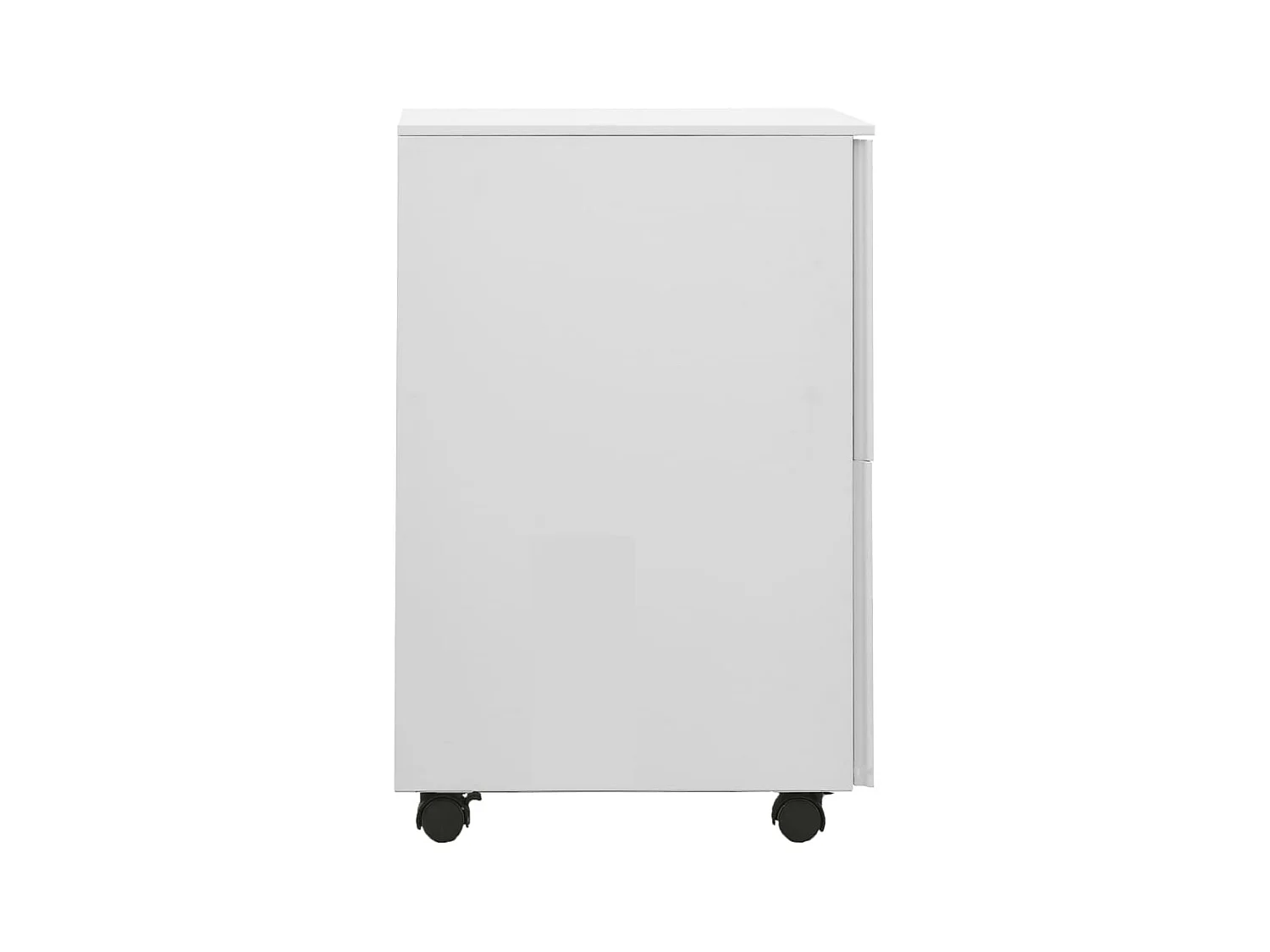 Mobiele archiefkast Lichtgrijs 39x45x67 cm Staal