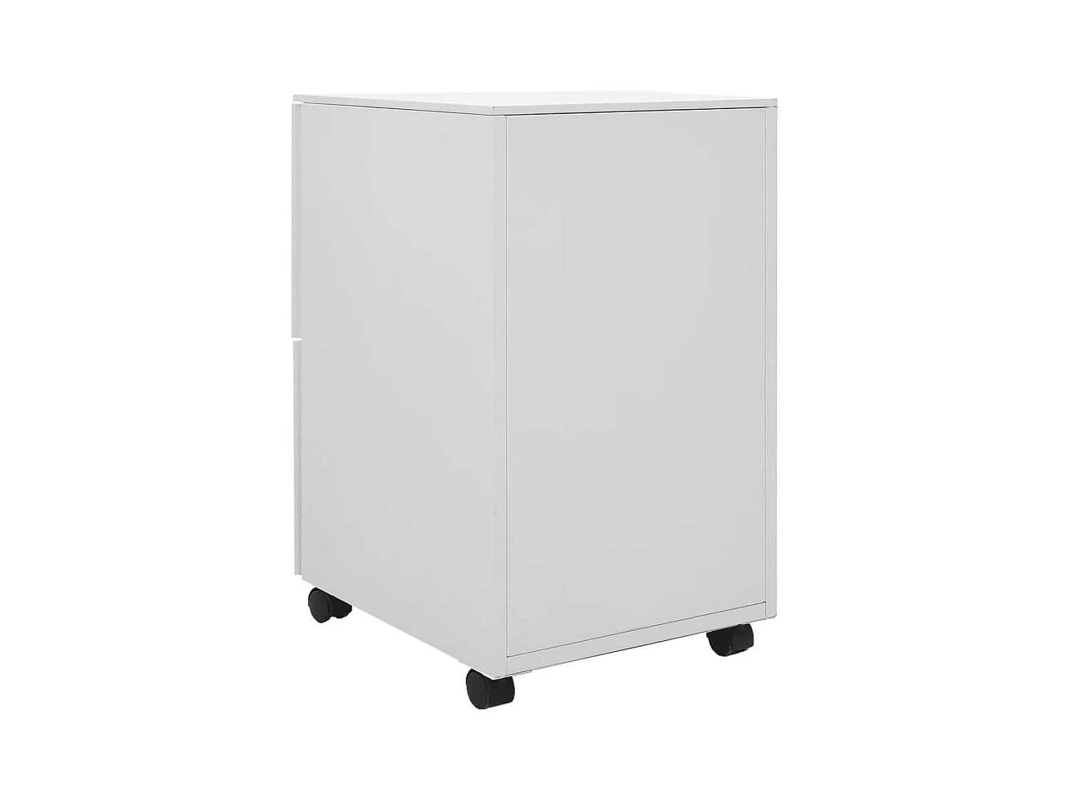 Mobiele archiefkast Lichtgrijs 39x45x67 cm Staal