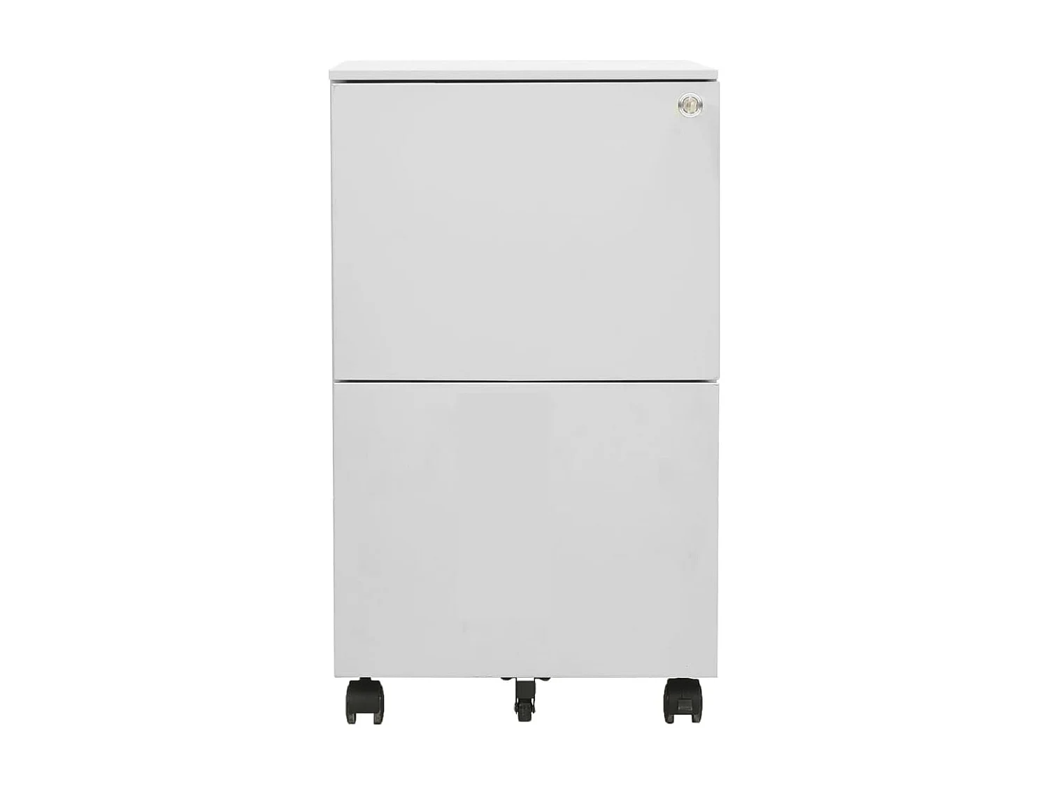 Archivador móvil Gris claro 39x45x67 cm Acero