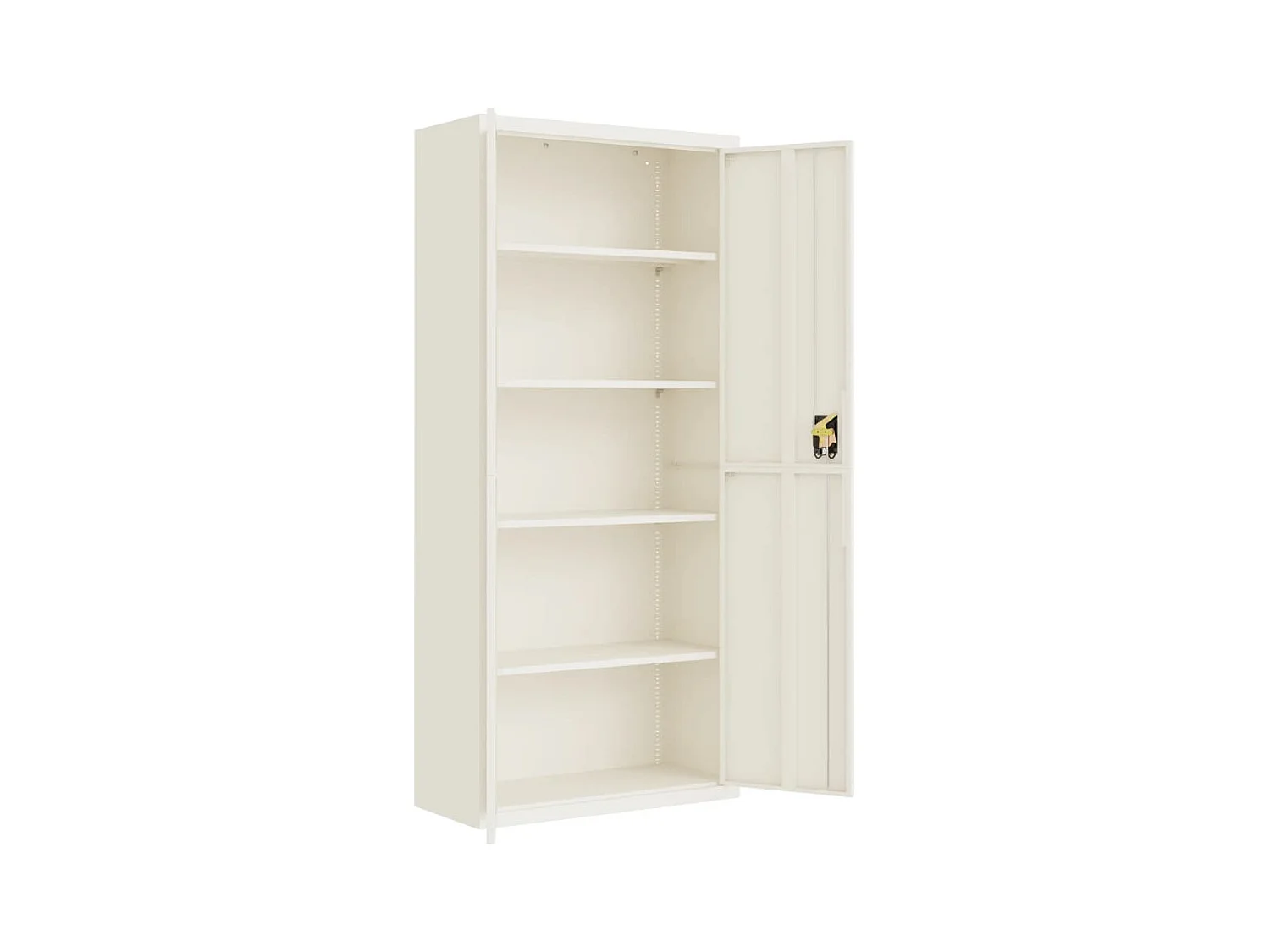 Archivador blanco 90x40x200 cm acero