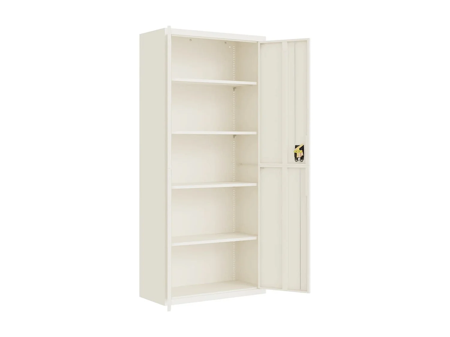 Classeur blanc 90x40x200 cm acier