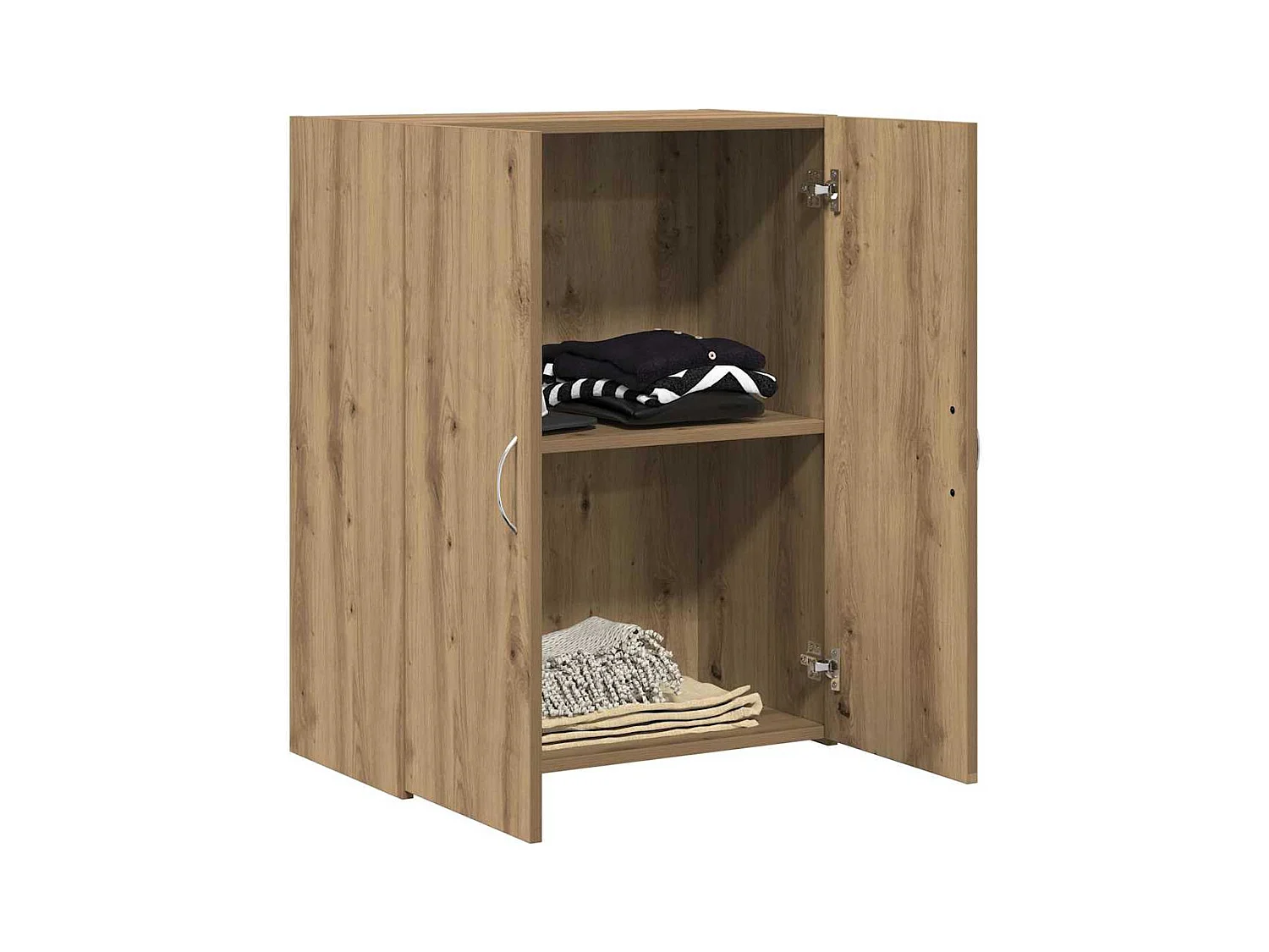 Cabinet de Bureau avec étagère chêne artisanal 60 x 32 x 77.5