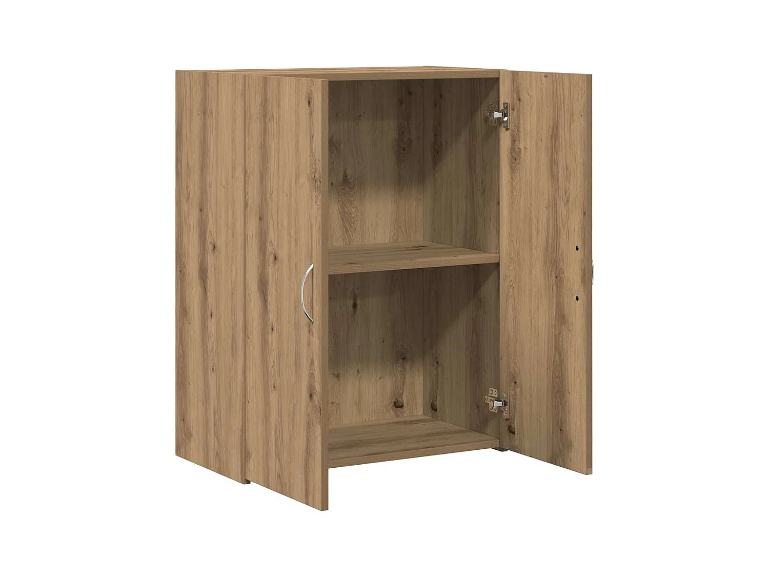 Cabinet de Bureau avec étagère chêne artisanal 60 x 32 x 77.5