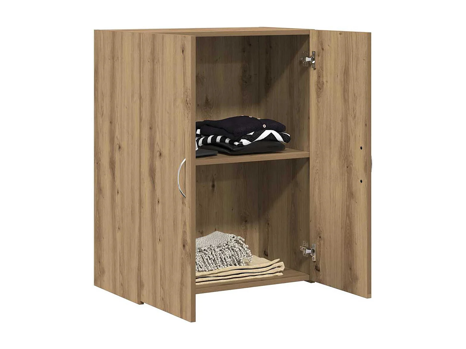 Cabinet de Bureau avec étagère chêne artisanal 60 x 32 x 77.5