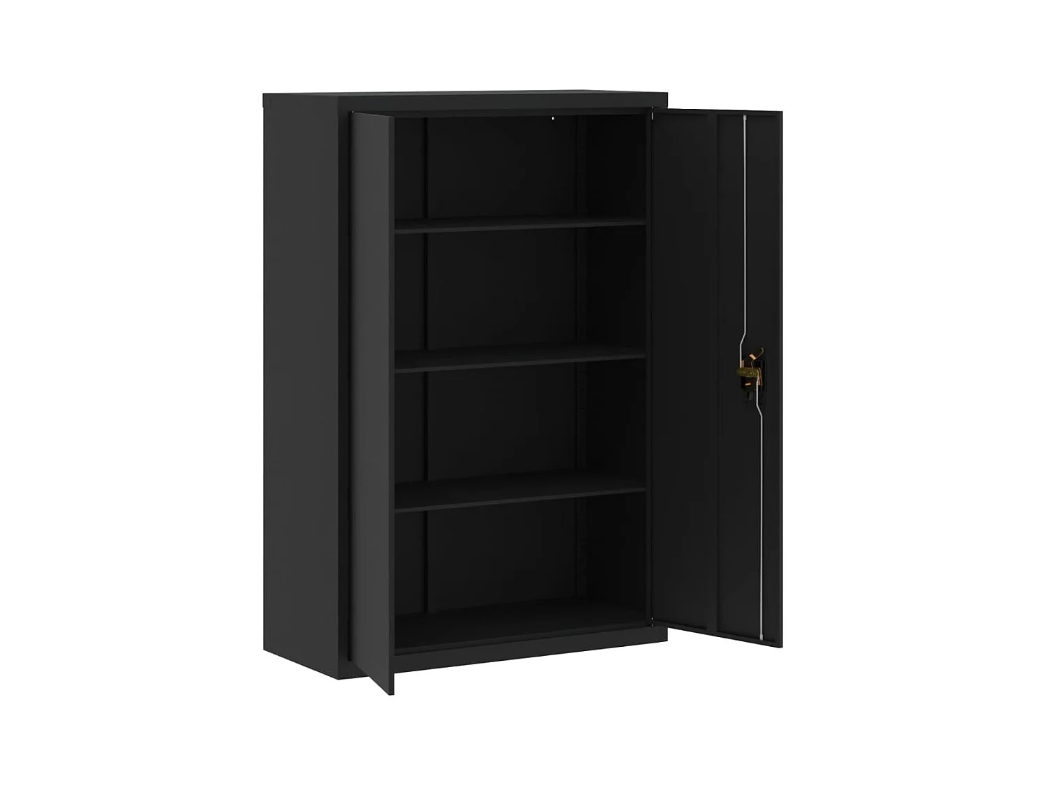 Classeur noir 90x40x140 cm acier