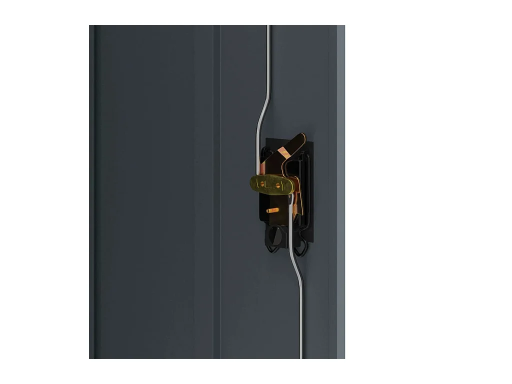 Classeur anthracite 90x40x140 cm acier