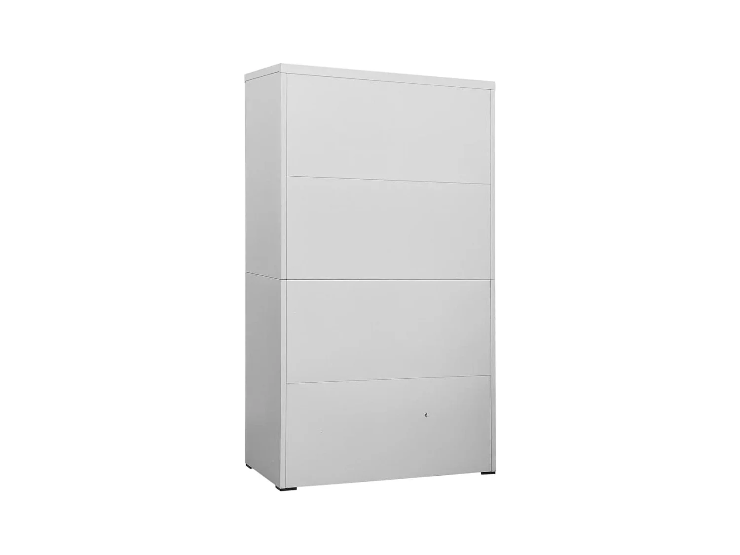 Lichtgrijze archiefkast 90x46x164 cm staal