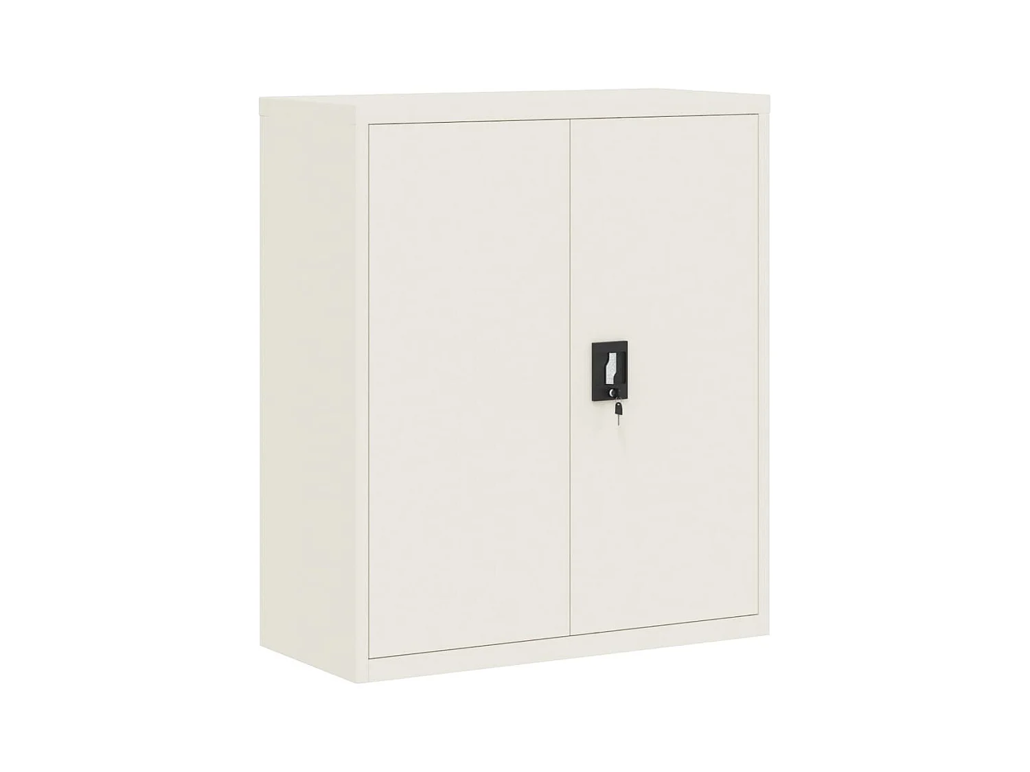 Classeur blanc 90x40x105 cm acier