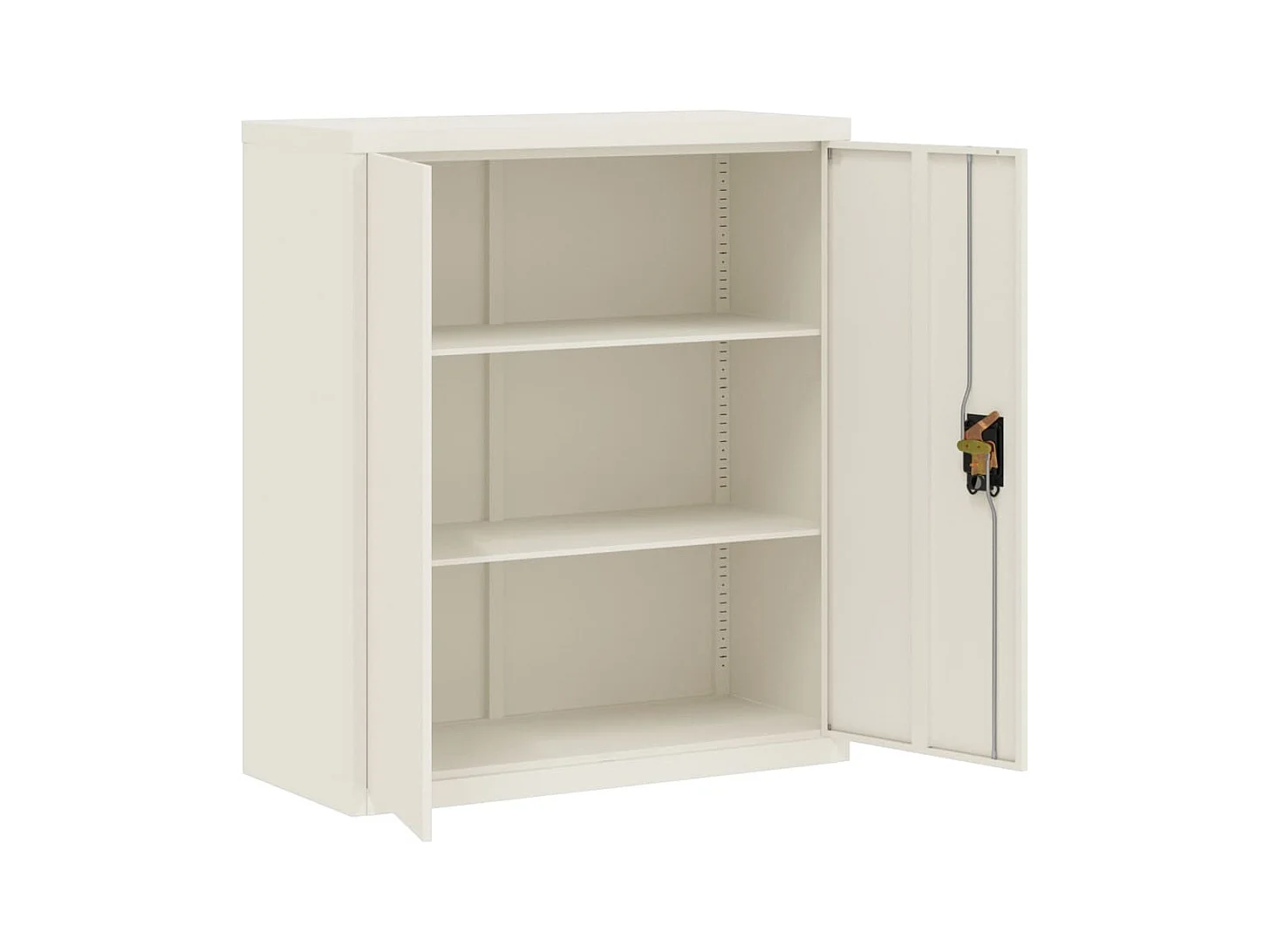 Classeur blanc 90x40x105 cm acier