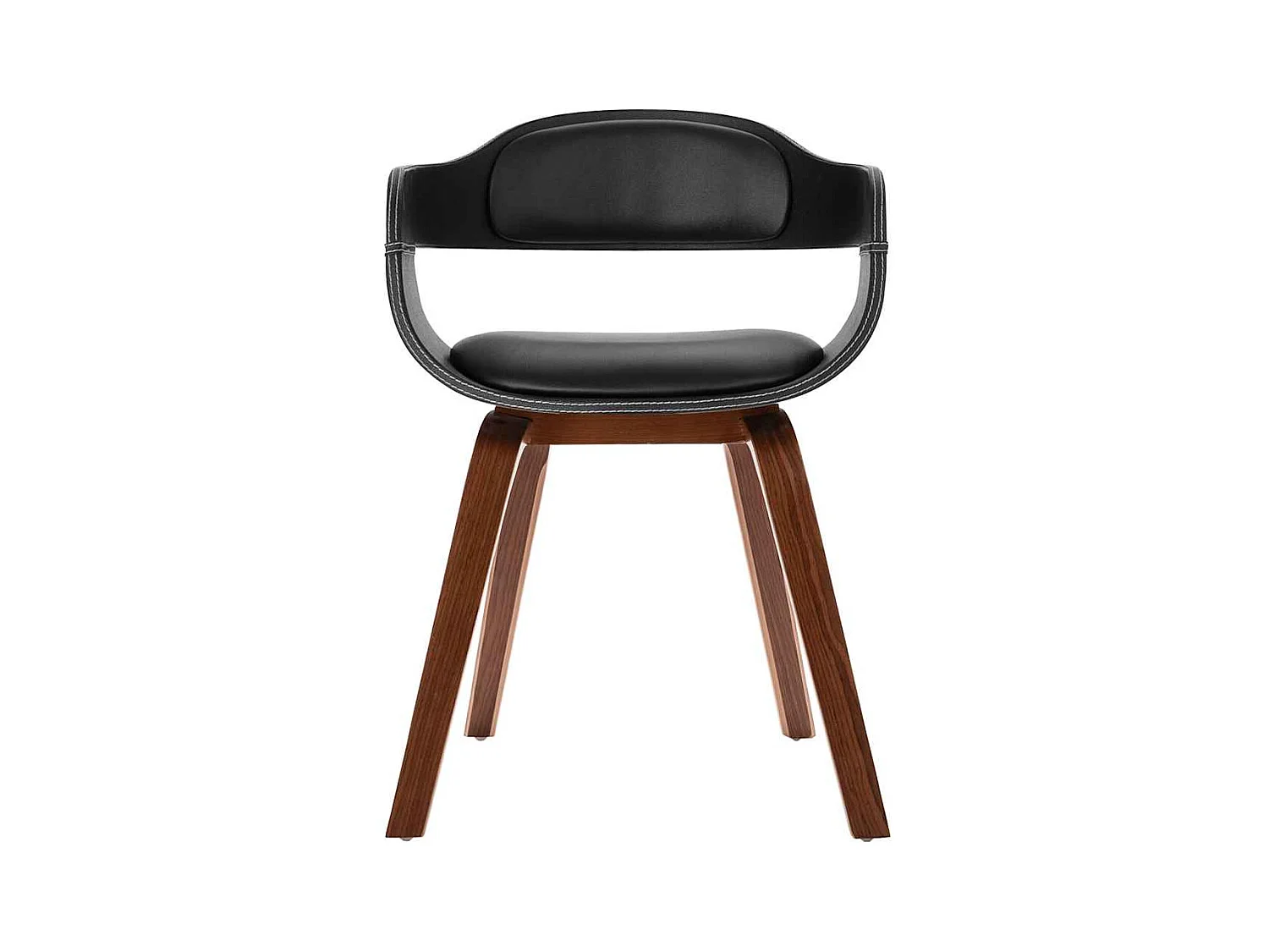 Chaise à manger Bois courbé et similicuir