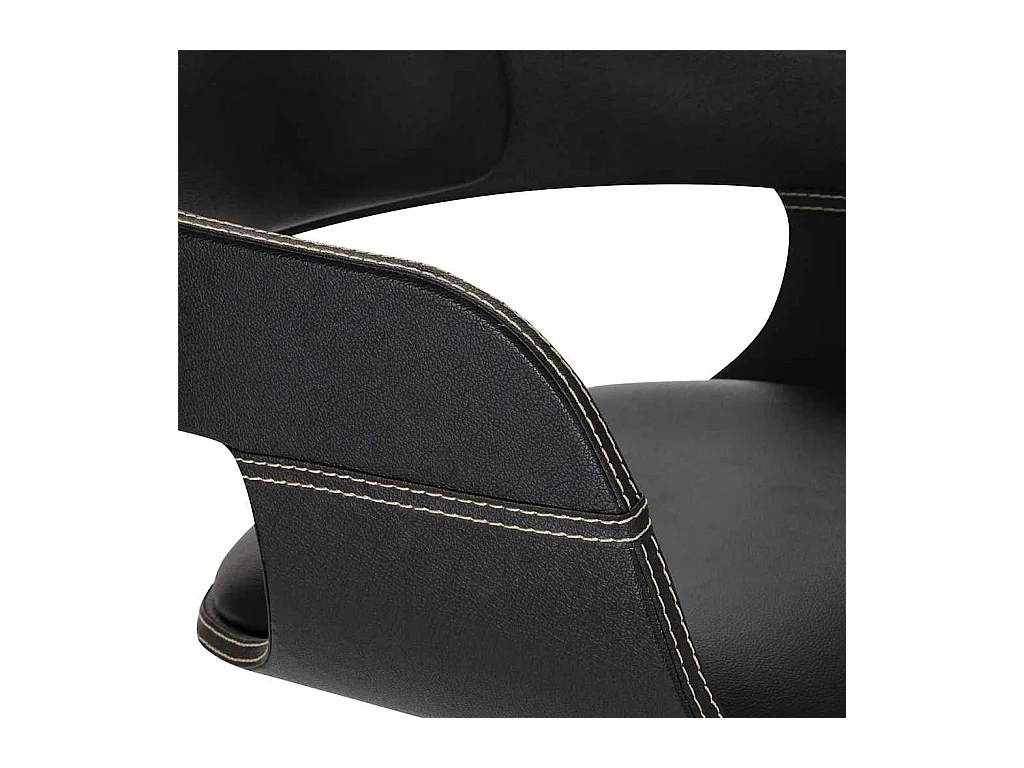 Chaise à manger Bois courbé et similicuir