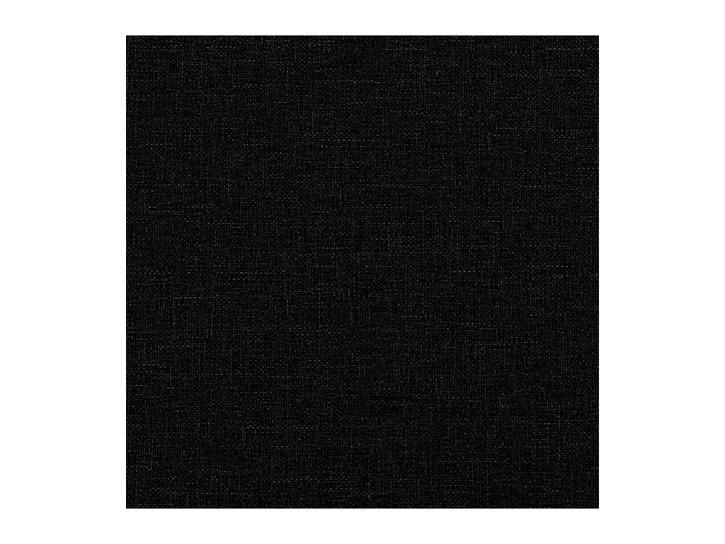 Chaises à manger lot de 6 noir tissu