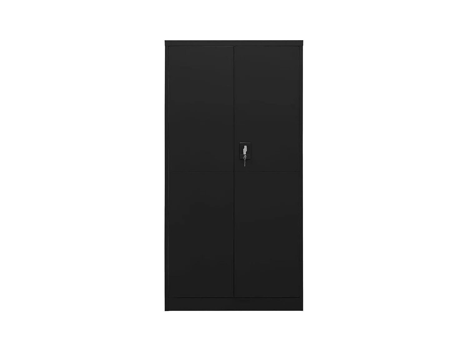 Armario Taquilla Negro 90x40x180 cm Acero