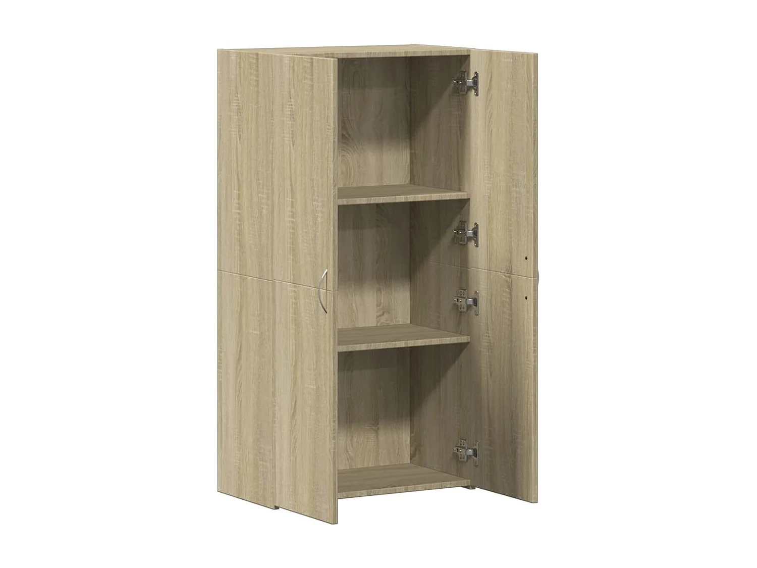 Armoire de classement chêne sonoma 60x32x115 cm bois ingénierie