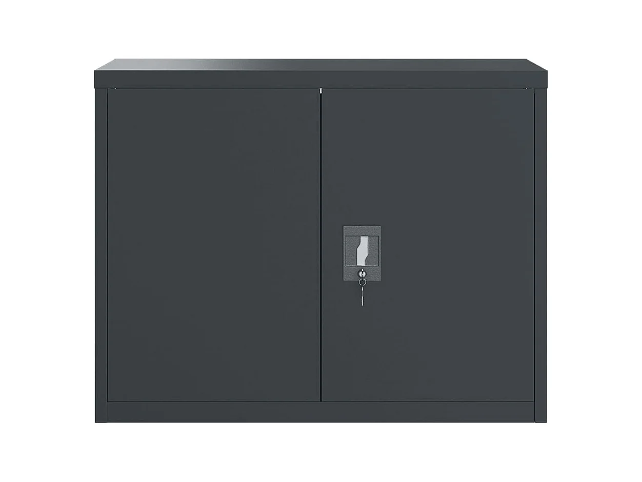 Archivador antracita 90x40x70 cm acero