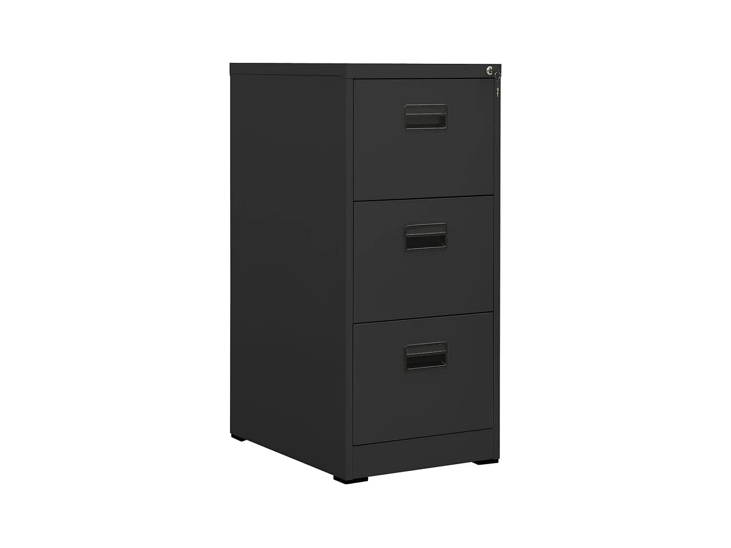 Antraciet archiefkast 46x62x102,5 cm staal