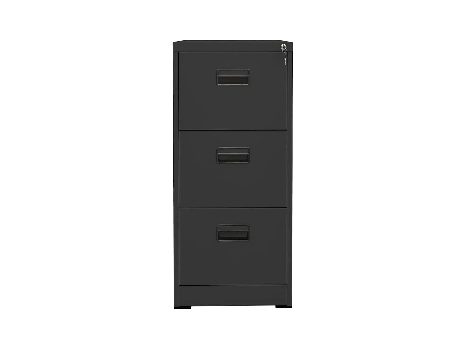 Antraciet archiefkast 46x62x102,5 cm staal