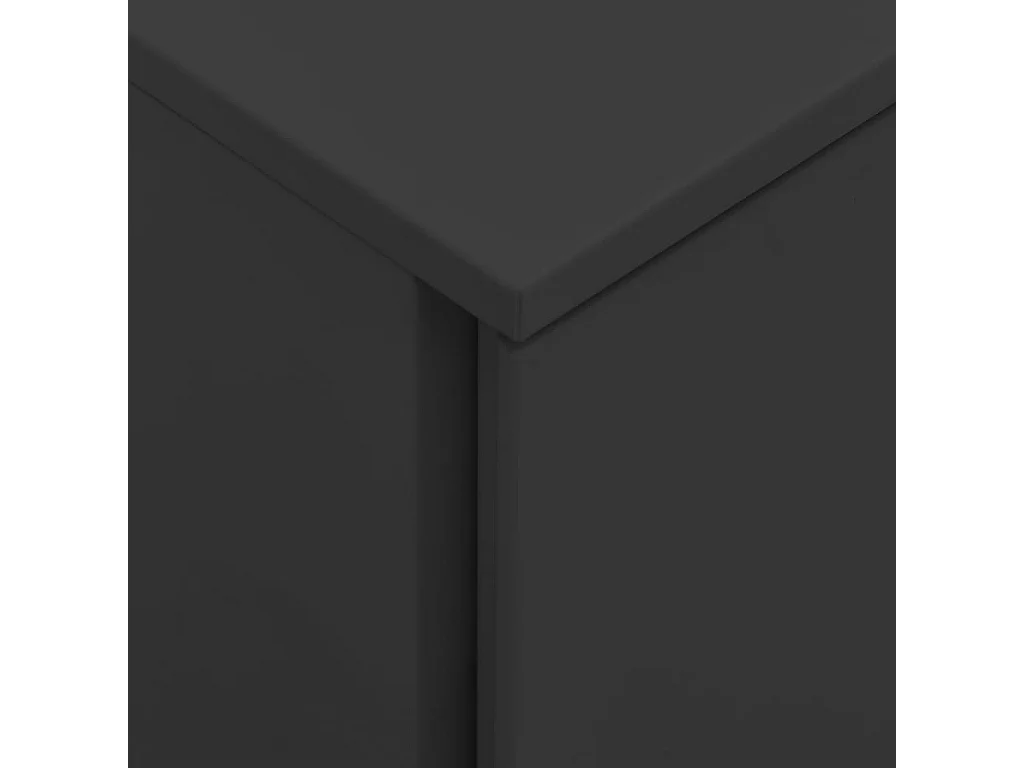 Mobile archivio mobile antracite 39x45x60 cm acciaio