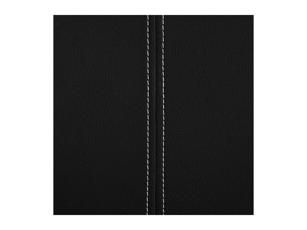 Cantilever eetkamerstoelen set van 4 zwart imitatieleer