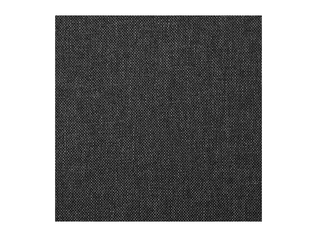 Juego de 4 sillas de comedor de tela gris oscuro