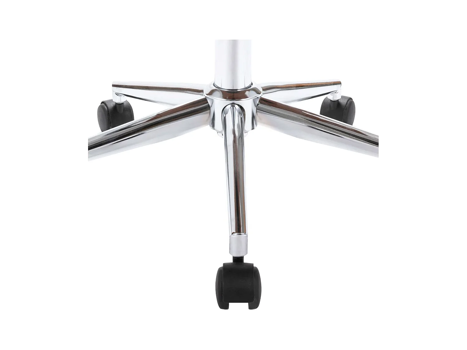 Juego de 2 sillas de comedor giratorias de polipiel negra