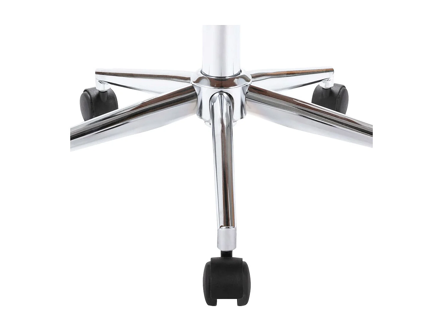 Chaises pivotantes à manger lot de 2 noir similicuir