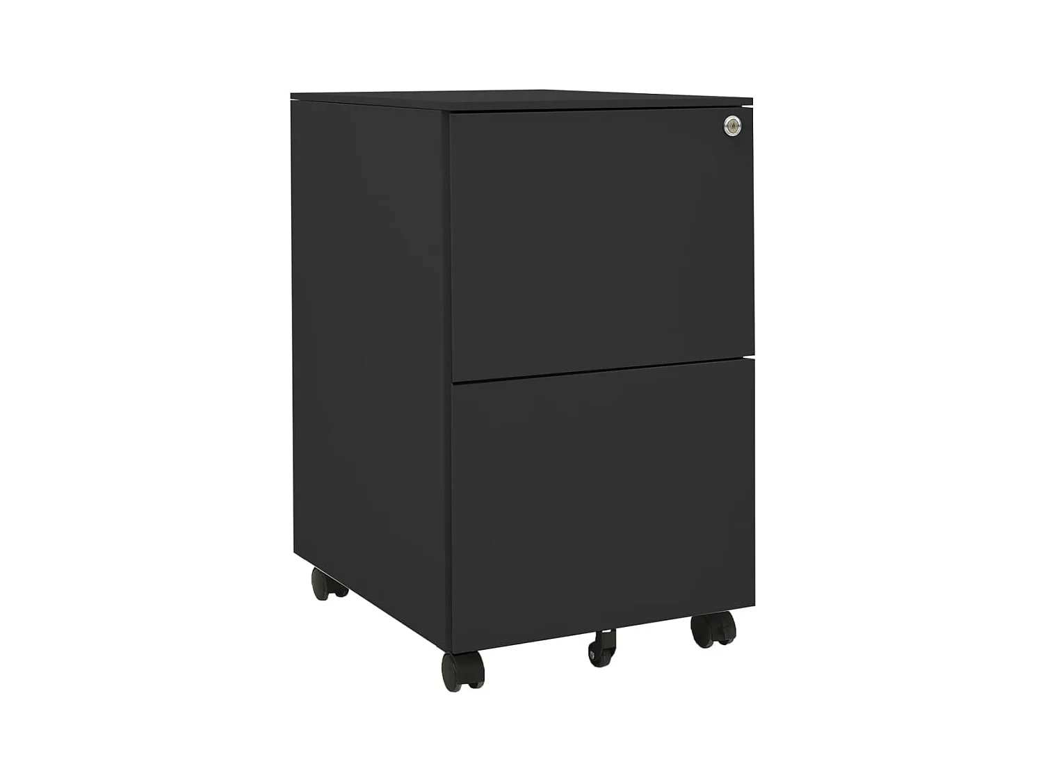 Archivador móvil Antracita 39x45x67 cm Acero