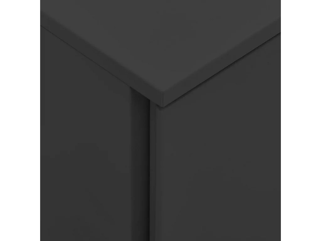 Archivador móvil Antracita 39x45x67 cm Acero