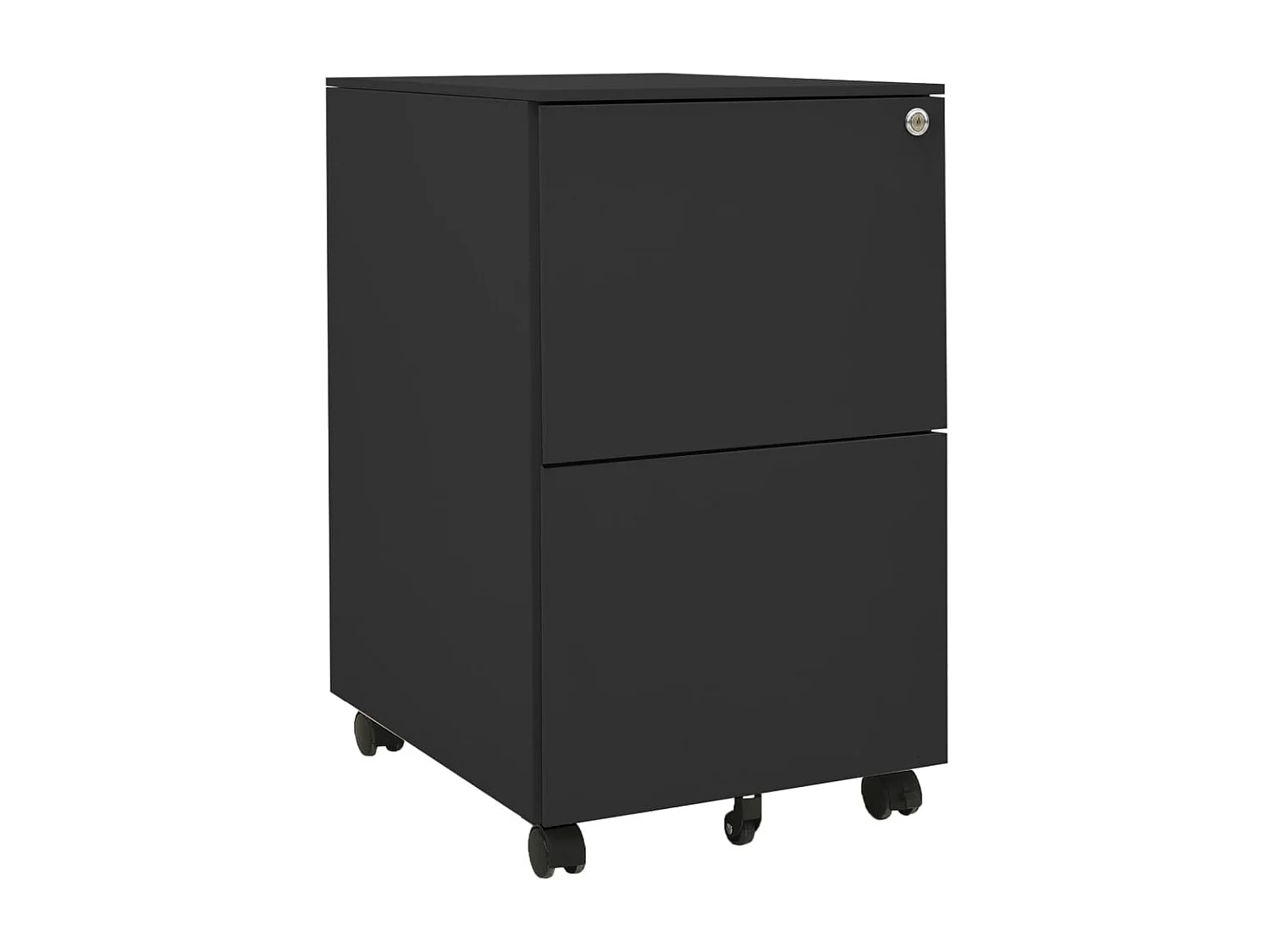 Mobile archivio mobile Antracite 39x45x67 cm Acciaio