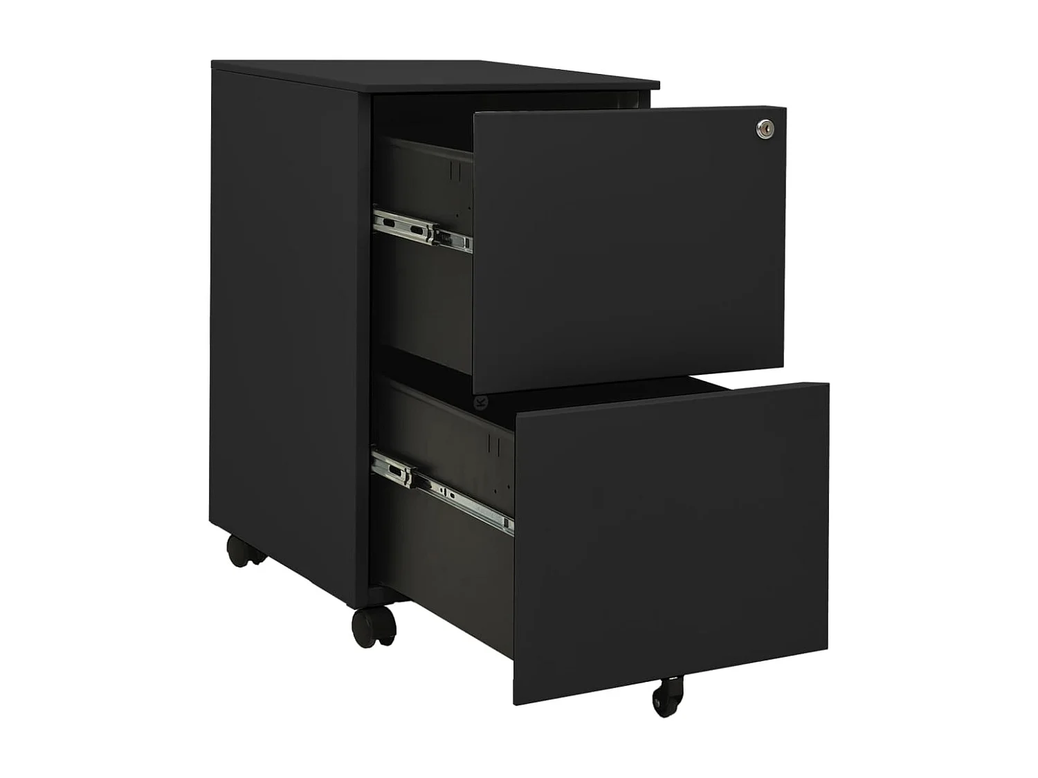 Mobile archivio mobile Antracite 39x45x67 cm Acciaio