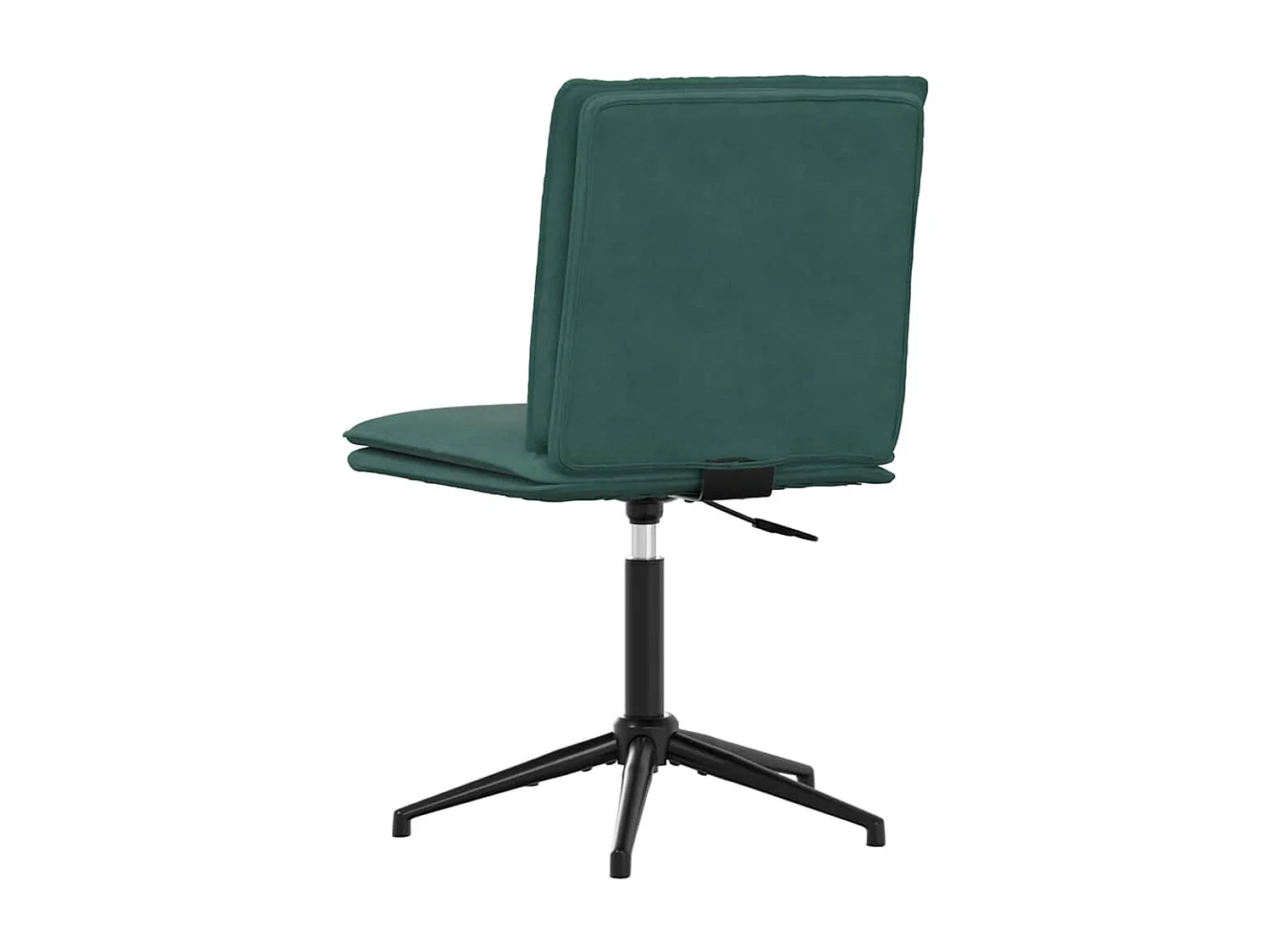 Chaises à manger lot de 2 Vert foncé Velours