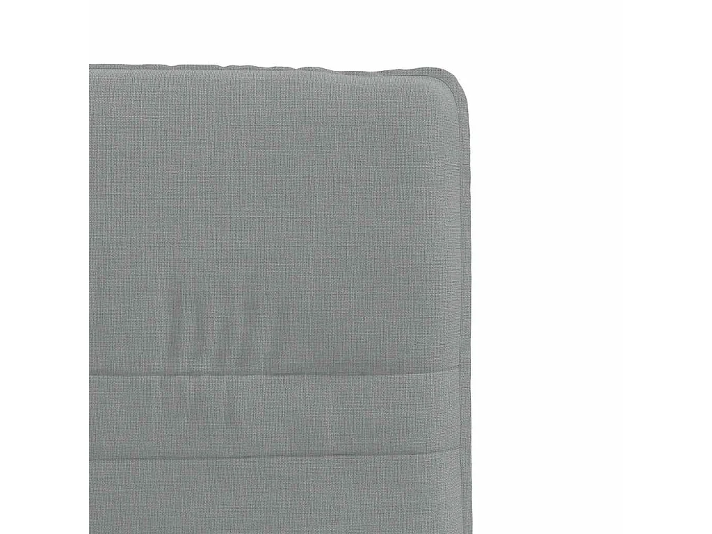 Juego de 2 sillas de comedor de tela gris claro