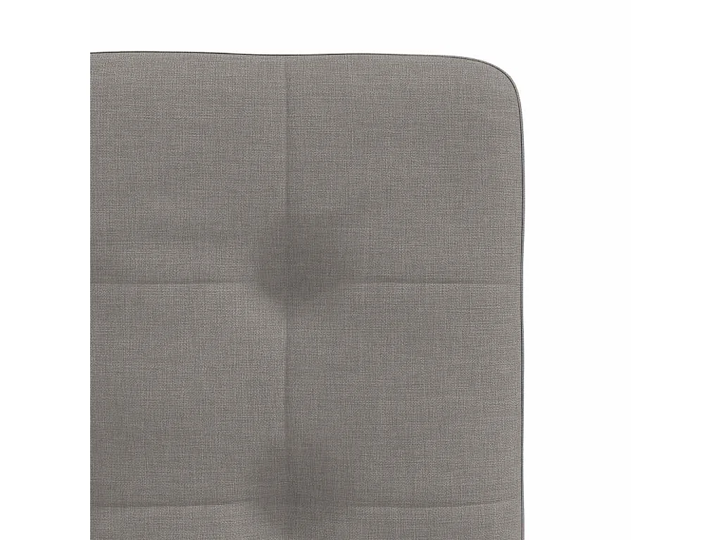 Chaises à manger lot de 2 taupe tissu