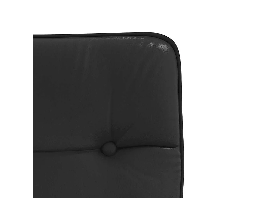 Chaise de salle à manger Noir Similicuir