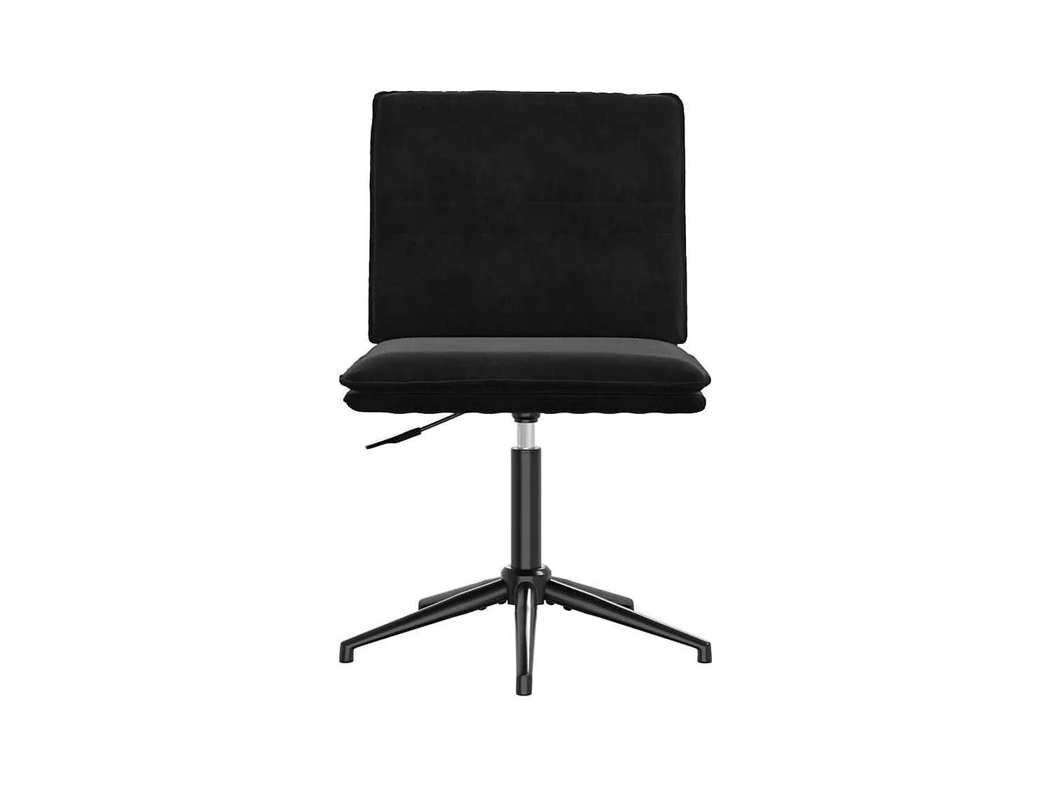 Chaises à manger lot de 2 Noir Velours