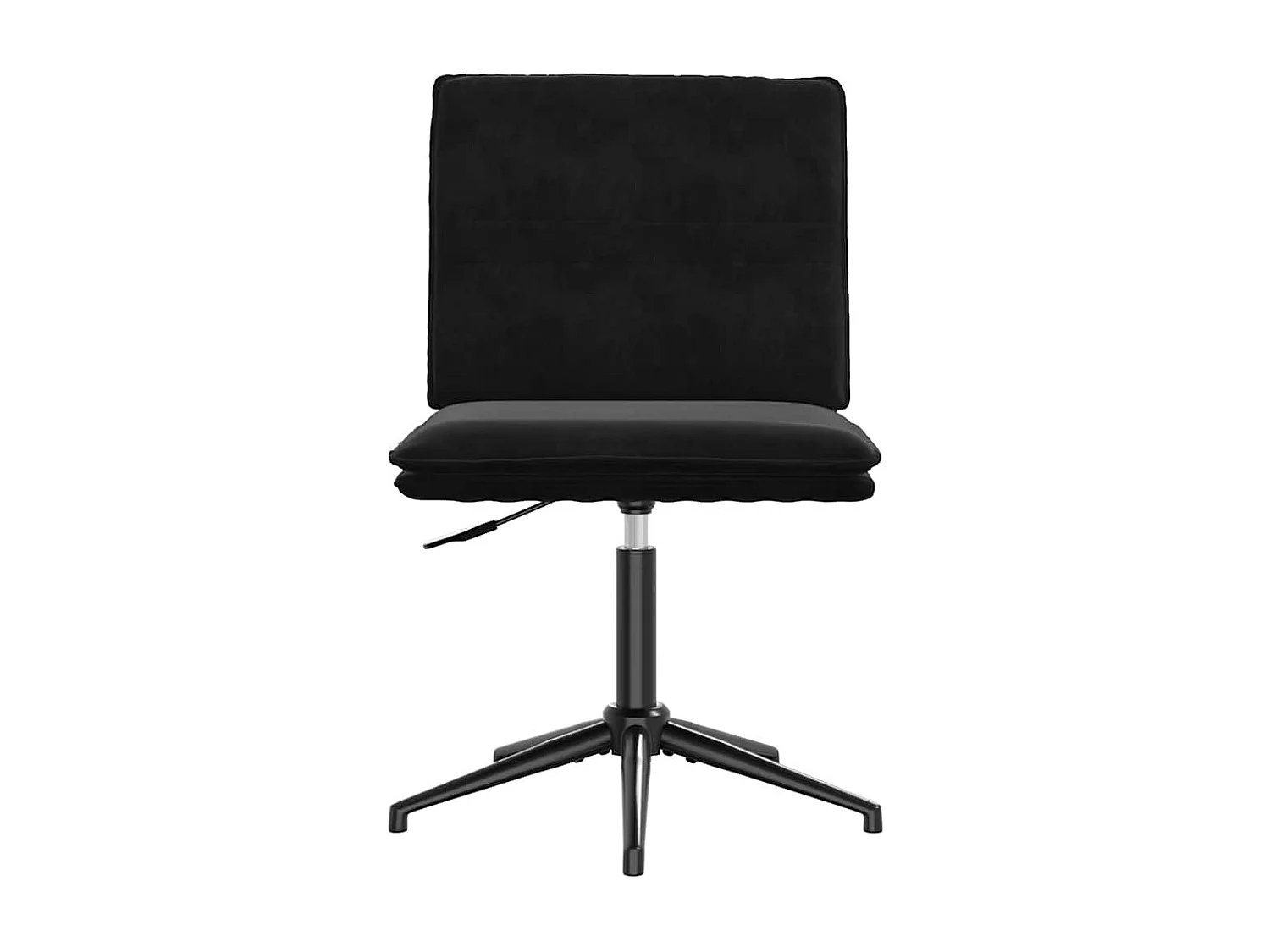 Chaises à manger lot de 2 Noir Velours