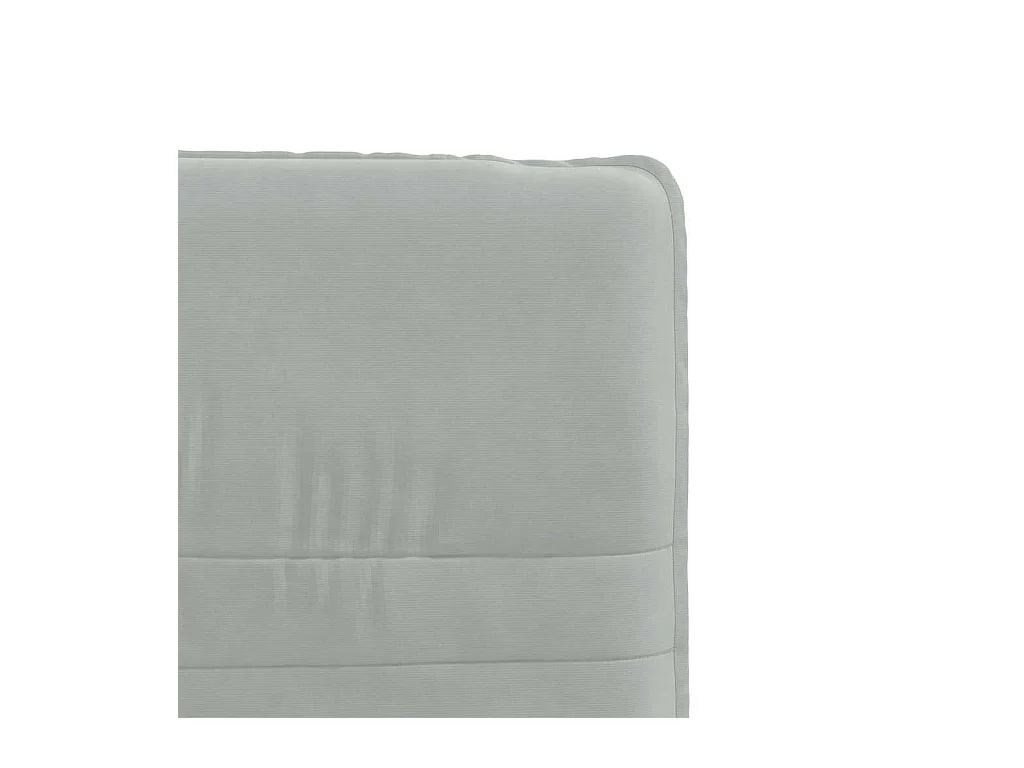 Silla de comedor de terciopelo gris claro