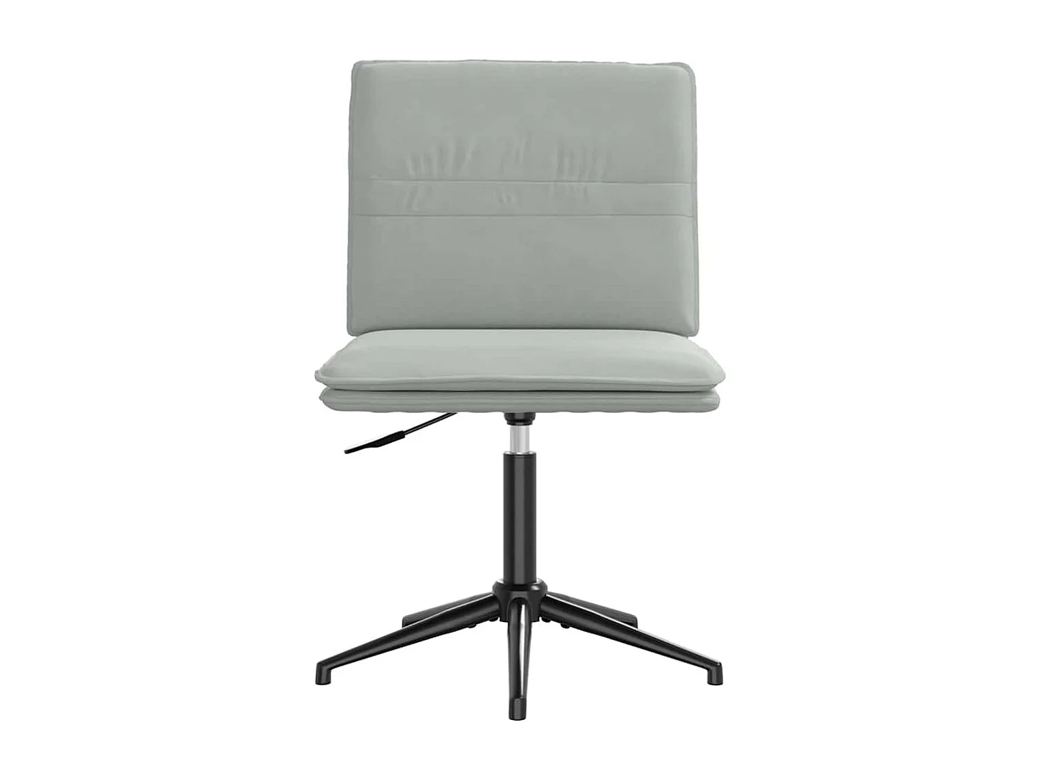 Chaise à manger Gris clair Velours