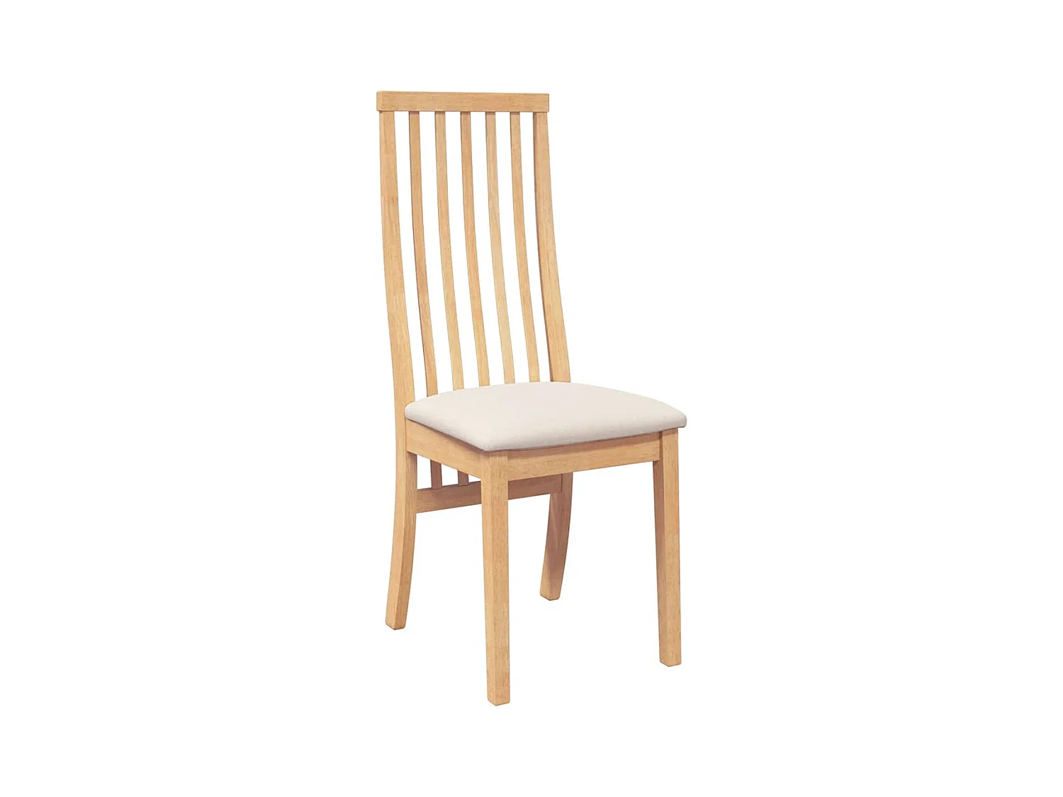 Cojines para sillas de comedor 2 piezas madera maciza caucho