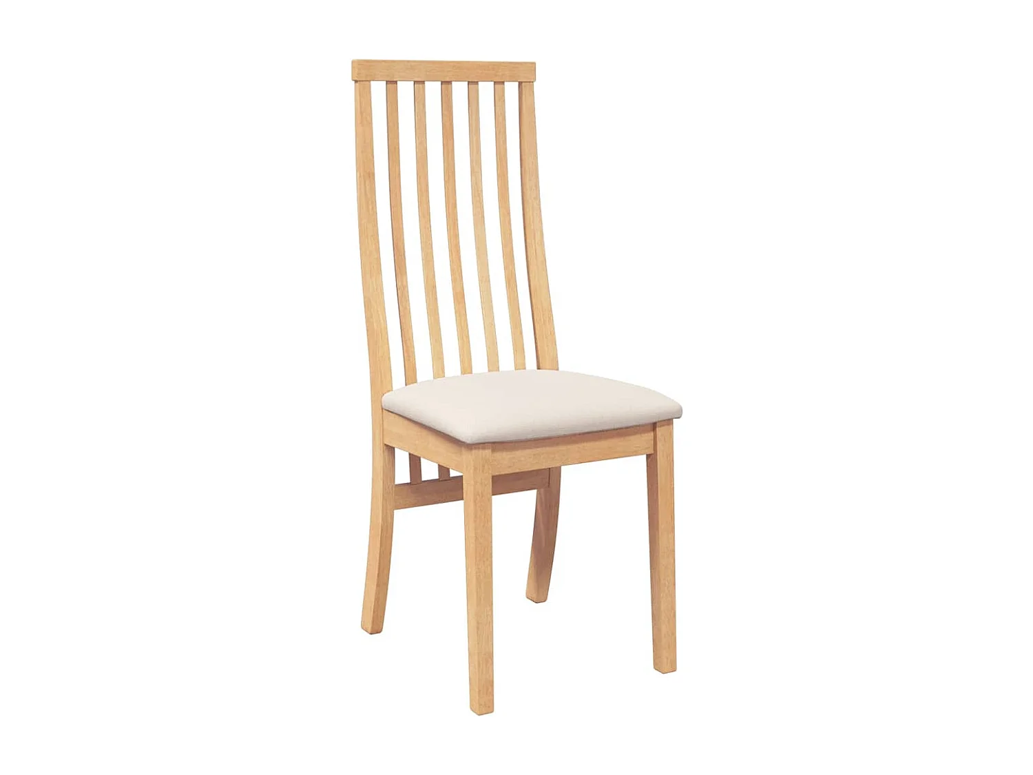 Cojines para sillas de comedor 2 piezas madera maciza caucho