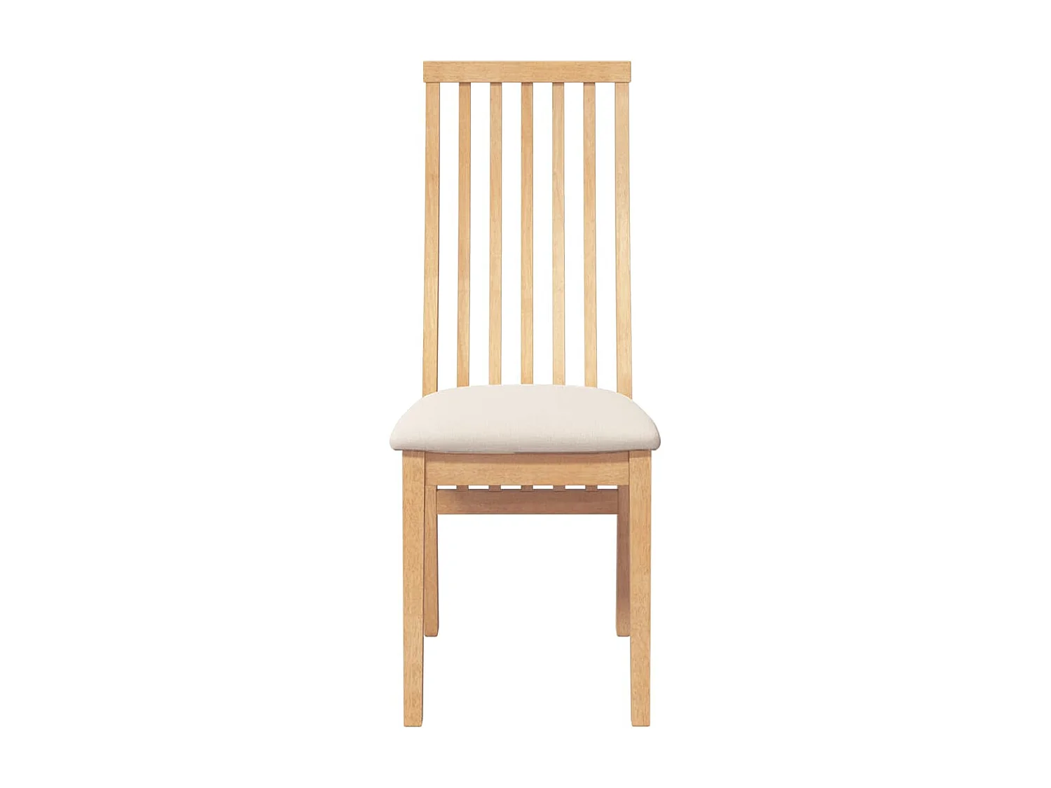 Cojines para sillas de comedor 2 piezas madera maciza caucho