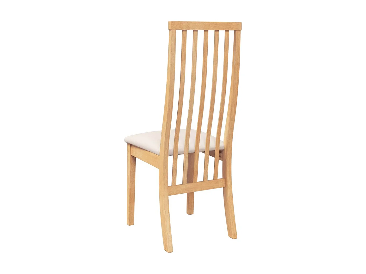 Cojines para sillas de comedor 2 piezas madera maciza caucho