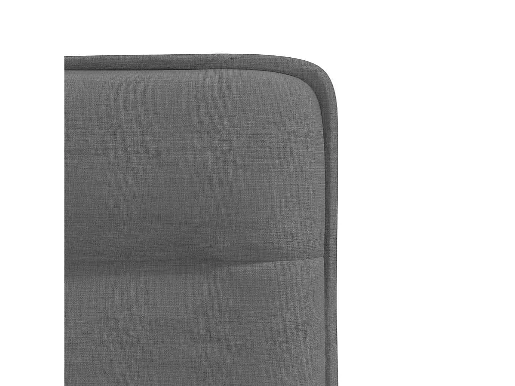 Chaises à manger lot de 6 gris foncé tissu