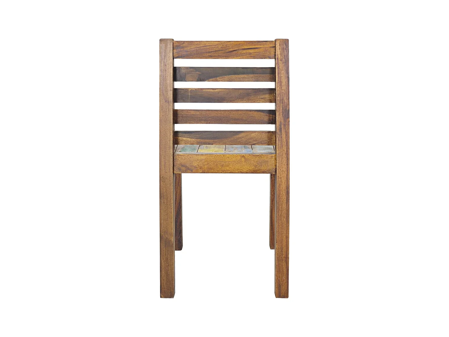 Chaises à manger lot de 6 bois de récupération solide