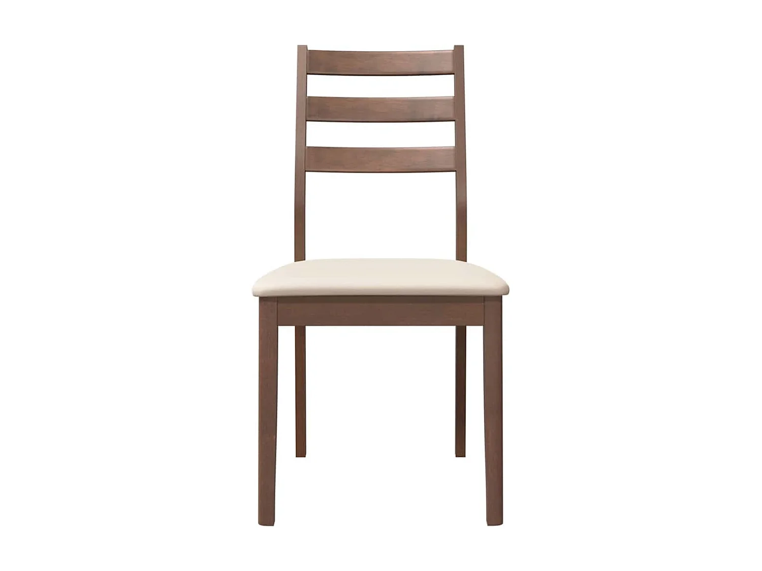 Chaises à manger coussins 2 pcs marron bois massif caoutchouc