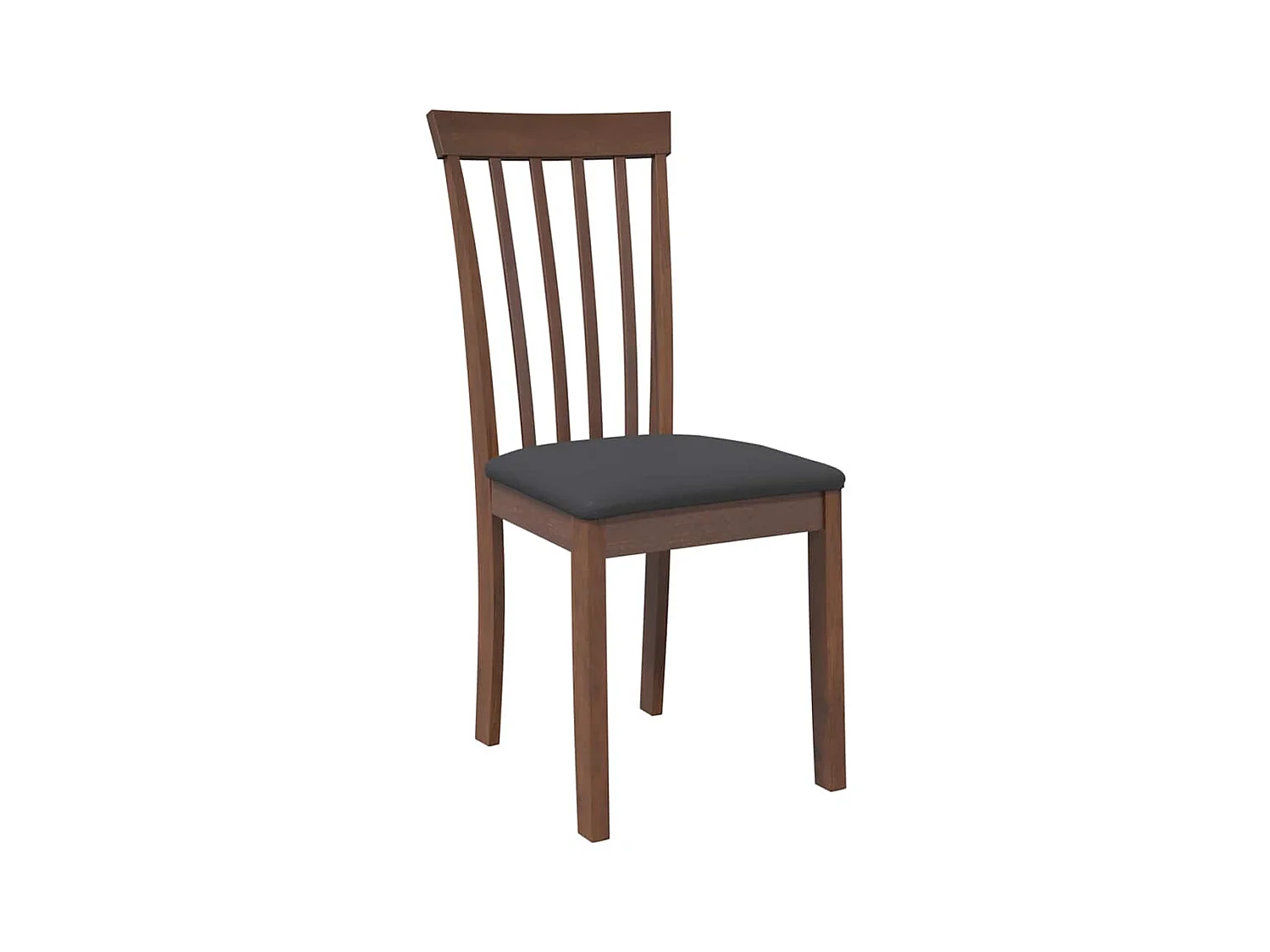 Chaises à manger coussins 2 pcs marron bois massif caoutchouc