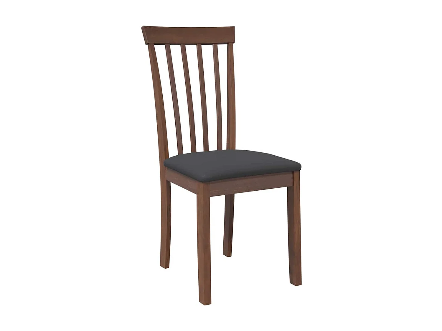 Chaises à manger coussins 2 pcs marron bois massif caoutchouc
