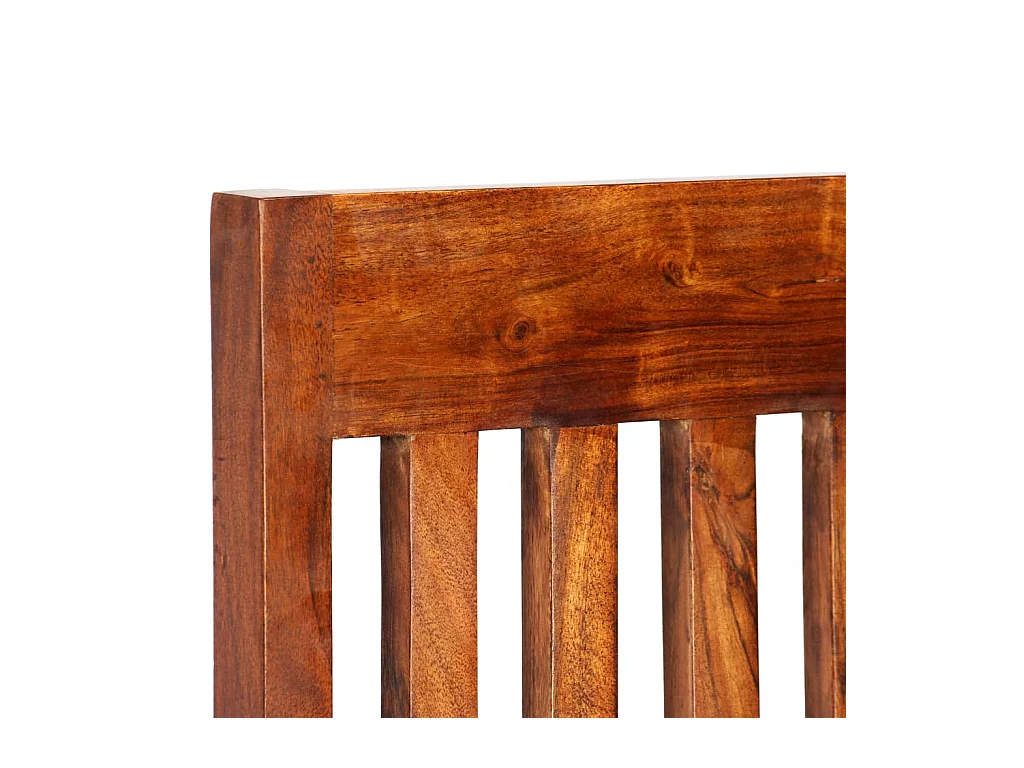 Chaises à manger lot de 4 bois massif moderne