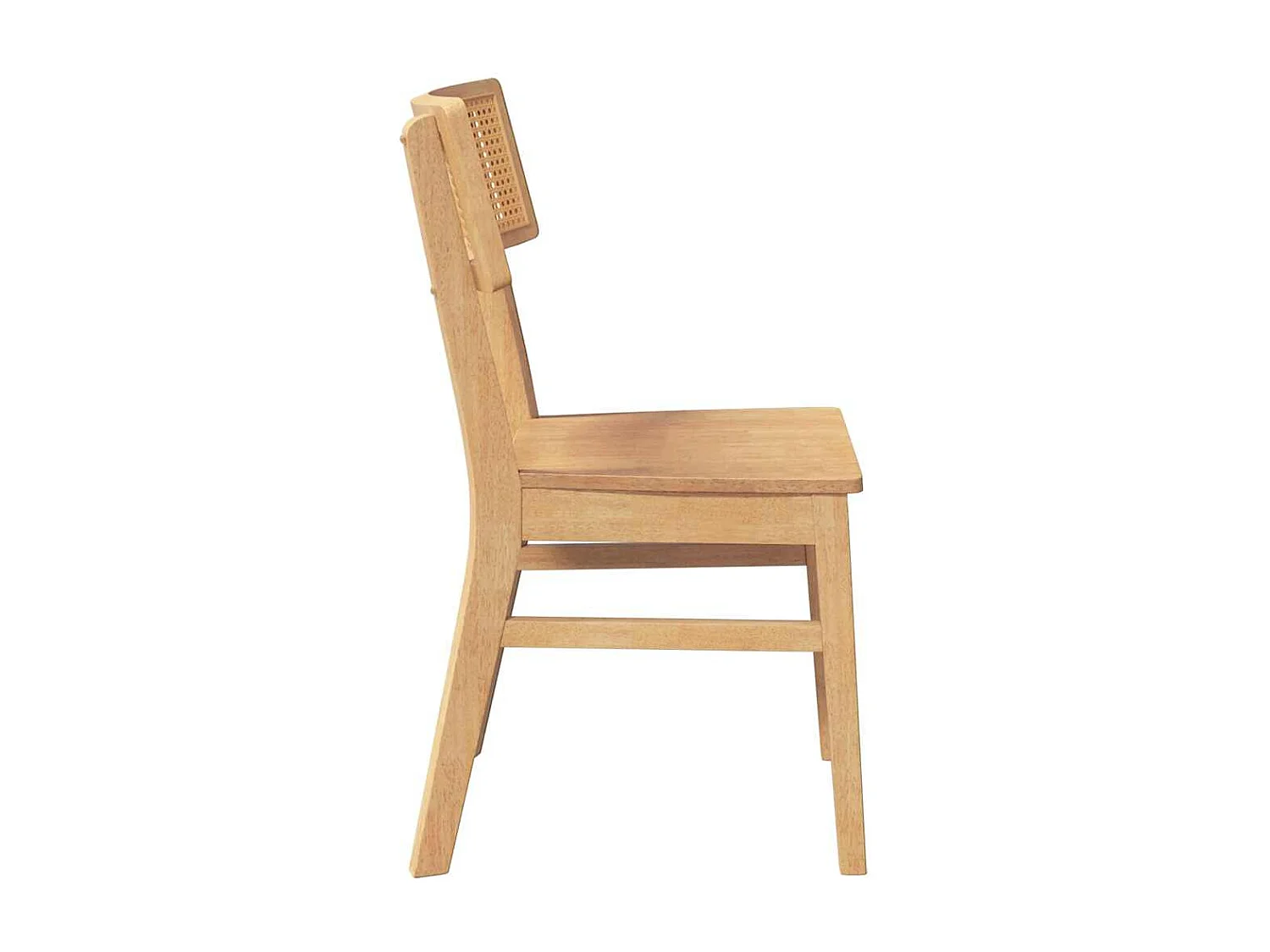 Sillas de comedor 2 piezas madera maciza de caucho